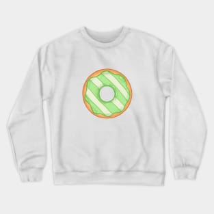 Green and White Donut Crewneck Sweatshirt